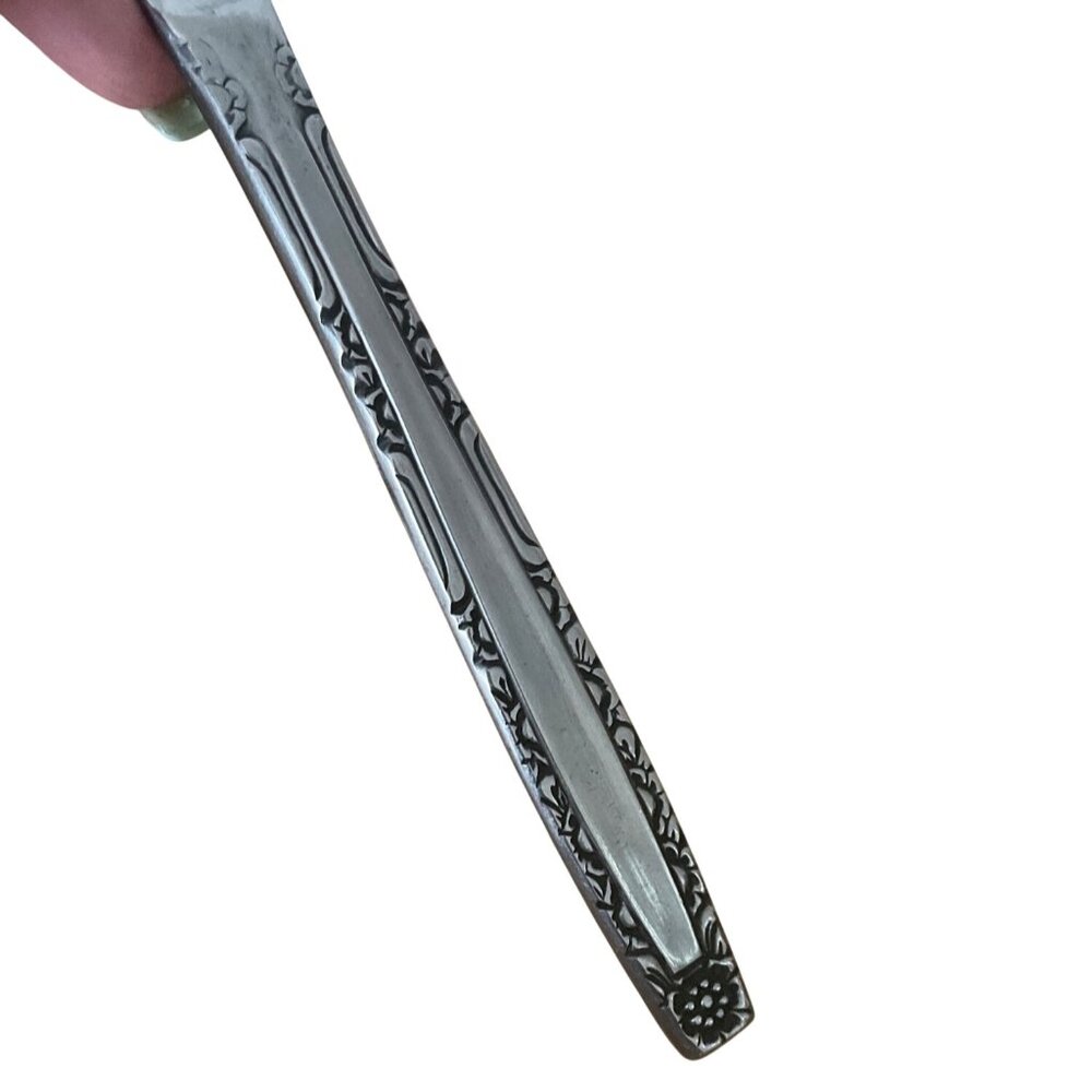 Imperial International IIC Misty Morn Pattern 1 Dinner Knife Ornate Floral Korea